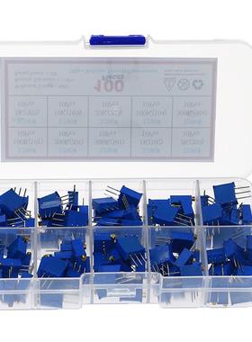 100Pcs/lot 3296W Multiturn Trimmer Potentiometer Kit High Pr