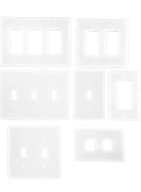 7 Styles USB Socket Panel Light Switch Cover Silicone Mould