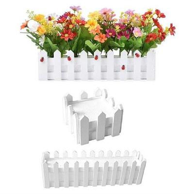 Garden Storage Ornament Flower Pot Plywood Foam Picket