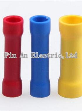 3Color 100Pcs Assortment Wire Butt Cable Insulated Electrica