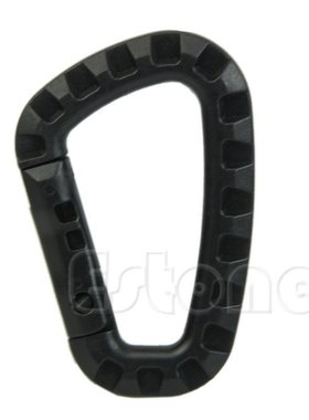 1pc Distinctive Carabiner Hook Snap Keychain Outdoor Tactica