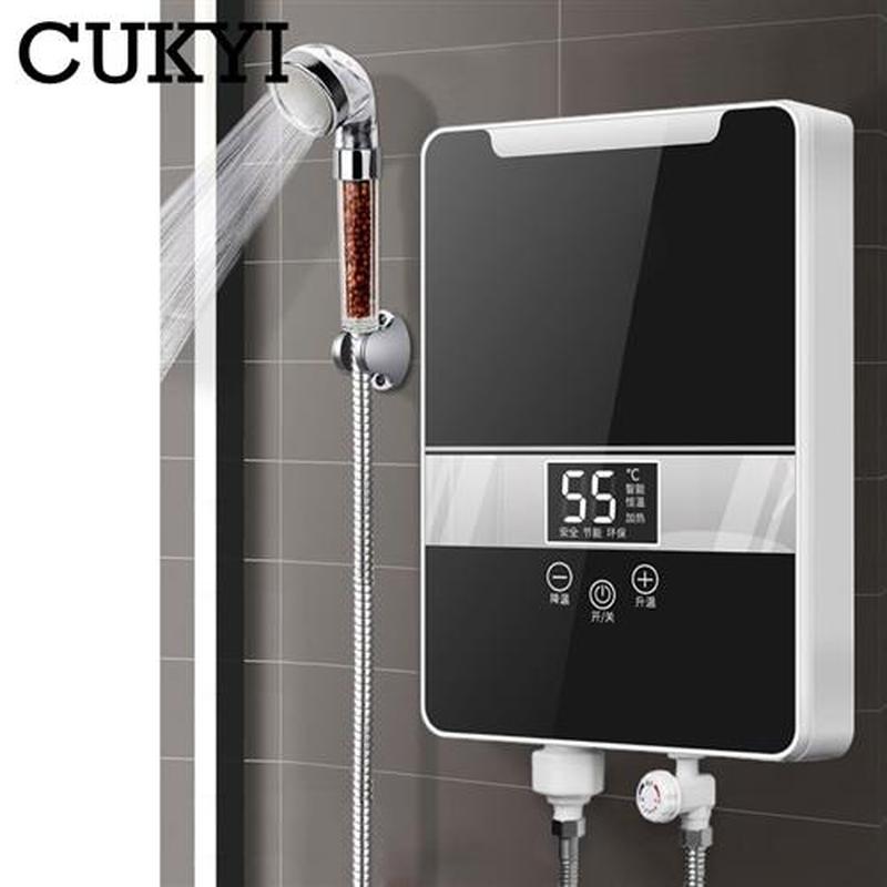 CUKYI Electric Tankless Water heater 6000W Instant Heating