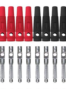 4mm High Current Banana Plugs Stackable 32A Screw Type Solde