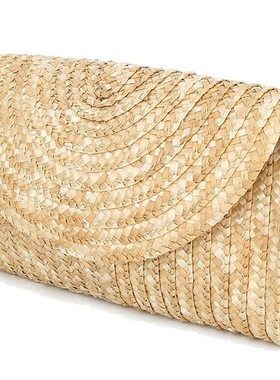 Straw Clutch Purses For Women Summer Beach Handbags, Wedding
