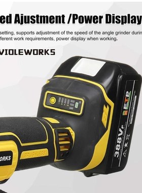 388VF 100/125mm Brushless Cordless Electric Angle Grinder  R