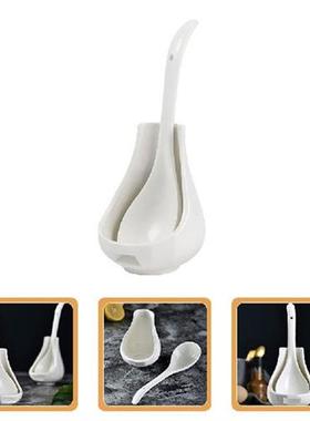 Spoon Ladle Rest Holder Soup Stove Stand Utensil Spatula