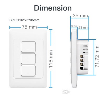Tuya Zigbee Switch Neutral Optional Alexa Google Home APP Co