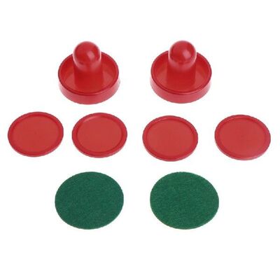 1set Air Hockey Accessories Goalies Puck Felt Pusher Mallet