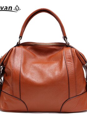 Top Genuine Leather Women's Messenger Bags First Layer