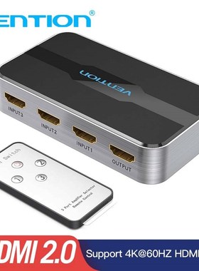 Vention 3 in 1 out HDMI Switch 4K 3D 2.0 HDMI Splitter for P