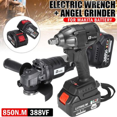 Wolike 2 IN 1 850N.M Brushless Electric Impact Wrench Screwd