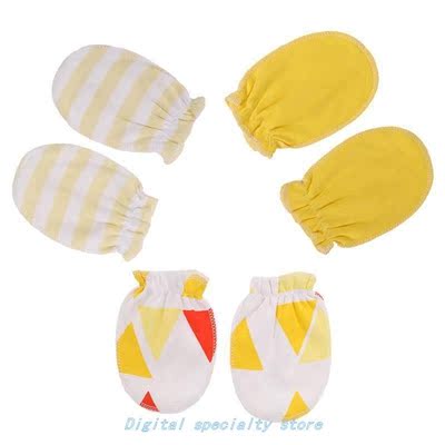 Cotton Soft Baby newborn Scratch Mittens0-6 months che