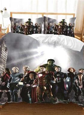 Marvel Avenger Alliance D bedding set iron Man Queen King