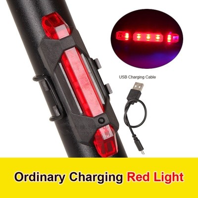 Bicycle Light Waterproof Rear Tail Light LED SB Rechargeable
