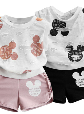 Girls Clothes  Summer Style Boys Baby Girls Clothing Sets Ca