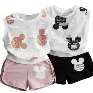 Girls Clothes  Summer Style Boys Baby Girls Clothing Sets Ca