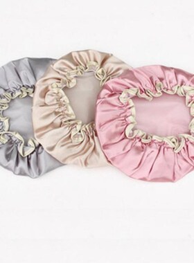 1 piece cute thick women's shower satin cap colorful bat