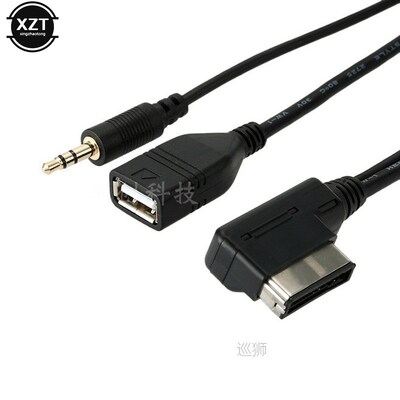 3.5mm AUX Audio Cable Music MDI AMI MMI Interface USB Charge