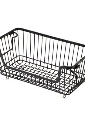 Home Stacking Wire Market Basket Stand Fruit Produce Storage