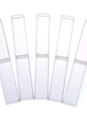 New 1pc Pen Boxes Plastic Transparent Case Pen Holder Gift C