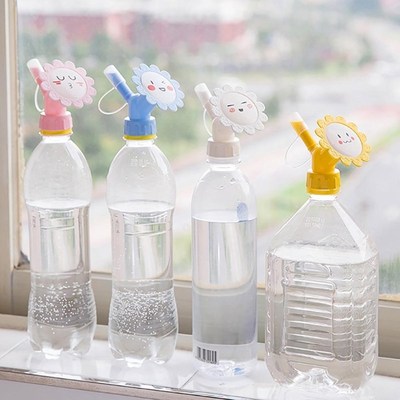 2 in 1 Flower Shape Beverage Bottle Spraying Nozzle Waterin