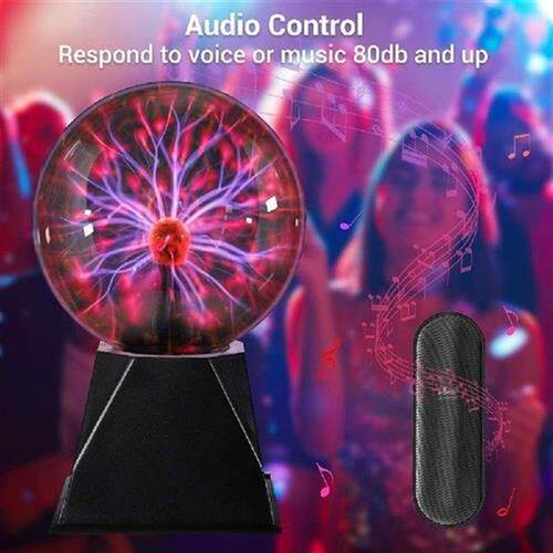 Novelty Glass Magic Plasma Ball Light Electric Lamp 4/5/6/8