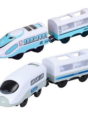 Magnetically Electric Train Toys Connected Electric Small