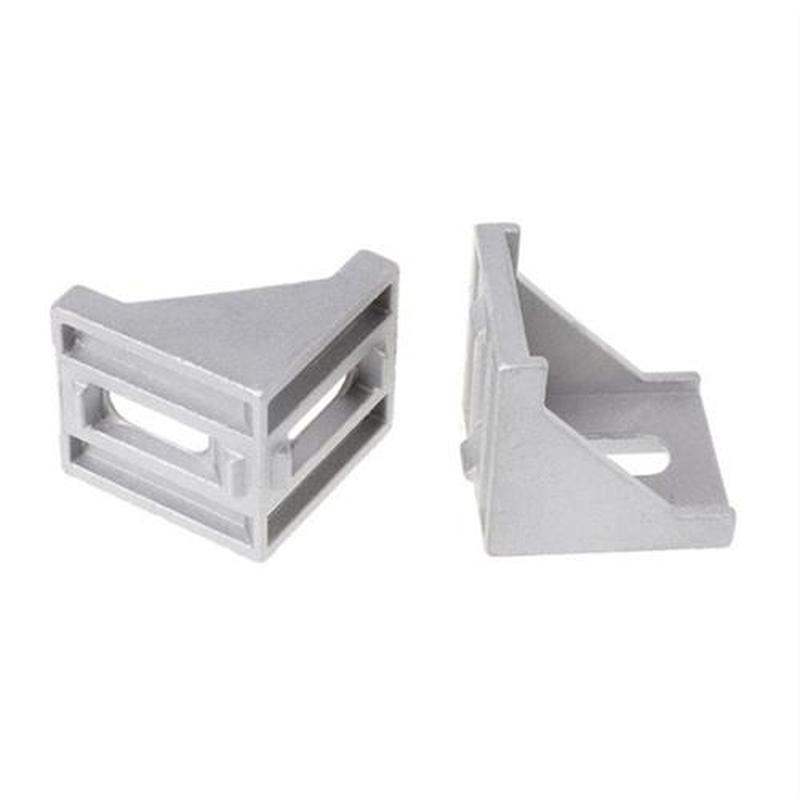 10pcs 4040 Fasten Fitting Angle 40x40 L Connector Aluminum C