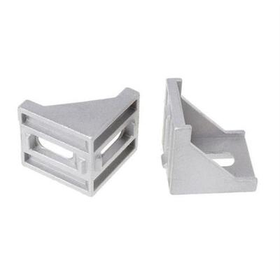 10pcs 4040 Fasten Fitting Angle 40x40 L Connector Aluminum C