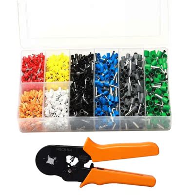 Wire Pliers Set 800PCS Crimp Cable Terminals Set Kit Insulat