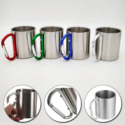 200ml Portable Stainless Steel Cup For Camping Traveling