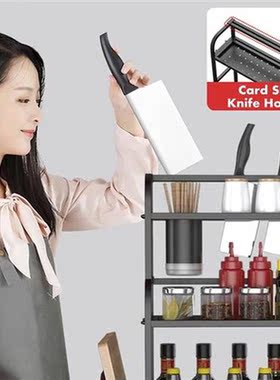 30/40/50cm Stainless Steel 3 Tier Kitchen Countertop Spice R