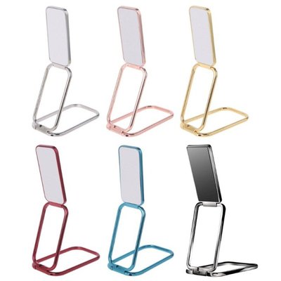 Magnetic Mobile Holder Desk Stand for Phones Double-Ring Fol