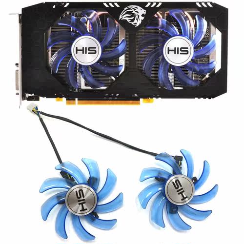 Original 85mm FDC10U12S9-C 4PIN  For HIS RX470 GPU Cooler fa