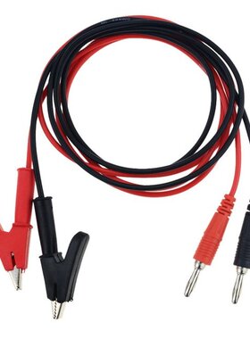 8 Stuks 4Mm Banaan Plug Naar 10Mm Alligator Clip Kabel Leads