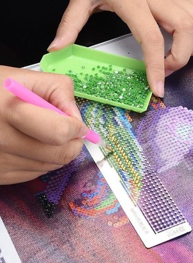 Stainless Steel Diamond Painting Ruler DIY Sewing Fabric Emb