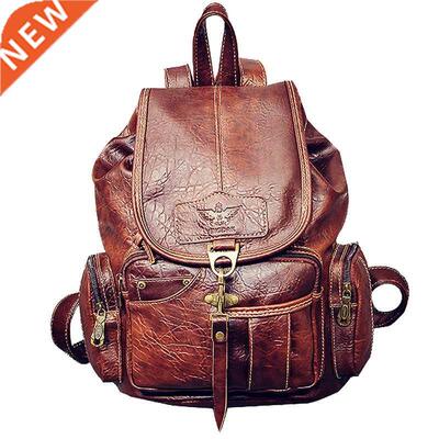 Female backpack mochila feminina leather women mochila mujer