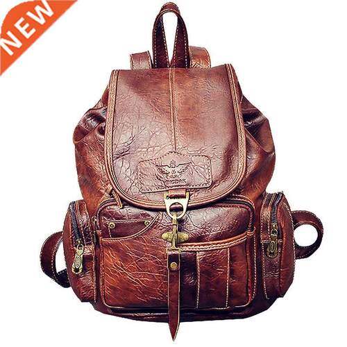 Female backpack mochila feminina leather women mochila mujer