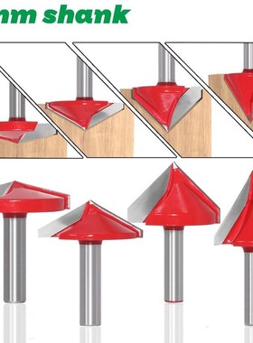 1PC 8mm shank V Bit CNC cricut carbide end mill 3D Router Bi