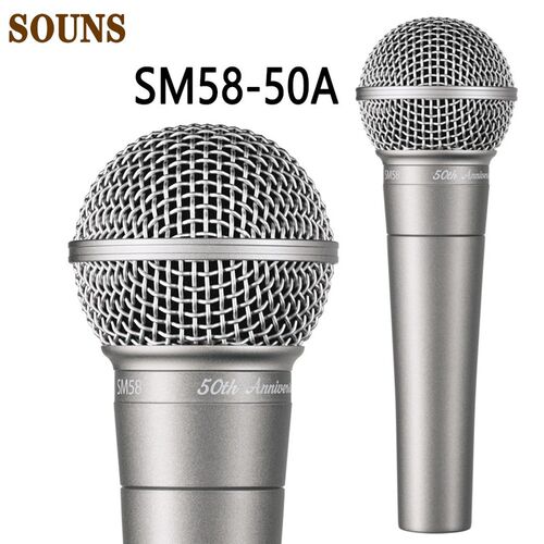 SM58 50th Anniversary Edition，Wired Live Vocals Dynamic Pro