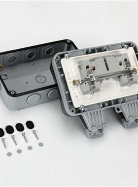 2 Gang IP66 Waterproof Outdoor Extension Lead Double Socket