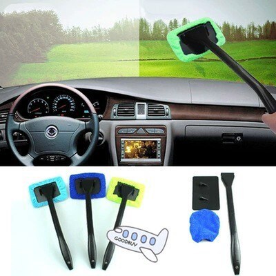 Plastic Windshield Cleaner Microfiber Auto Window Cleaner Lo