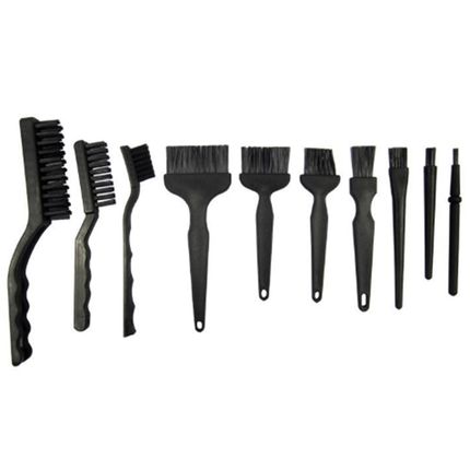 SHGO HOT-10 Pcs/Set Anti Static Cleaning Brush  Mobile Phone
