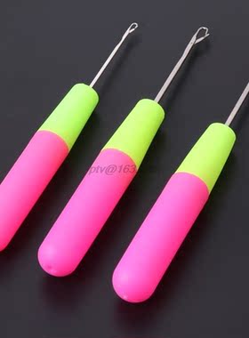1set(3pcs) Mixed Steel Knitting Hook Needles Crochet Templat