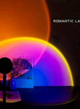 Sunset Projector Lamp Fairy Rainbow Atmosphere LED Night Lig