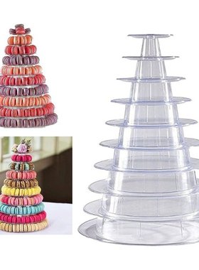 10Tiers Round Macaron Tower Stand Cupcake Stand Round Premiu