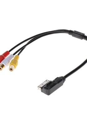 New 1 Pc Auto Car AMI MMI 3 RCA Phono Audio Video Music AV
