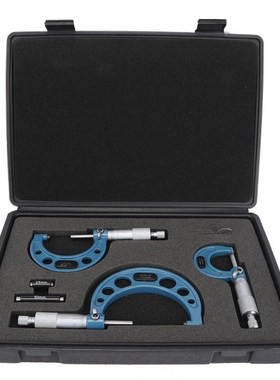 3Pcs Micrometer Set Micrometer Bearing Steel High Accuracy O