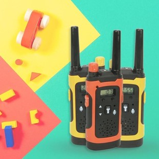 Electron Talkie Mini 200 300M 2PCS Toy Walkie Children Kids