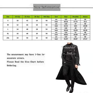 2021 Trench Coat Mens Overcoat Casual Slim Fit Windbreak Plu